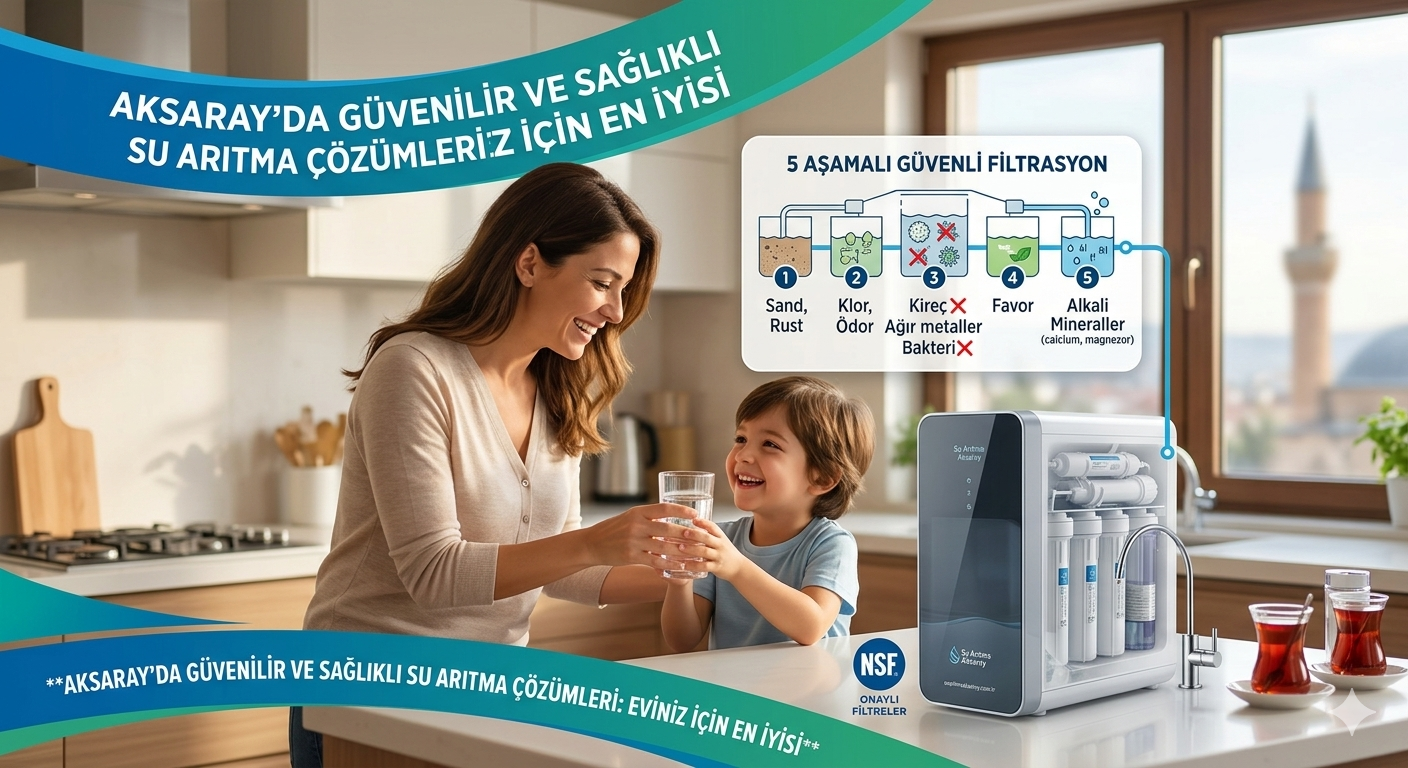 Aksaray’ın Şebeke Suyuna Kesin Çözüm: Eviniz İçin En İyi Su Arıtma Cihazları