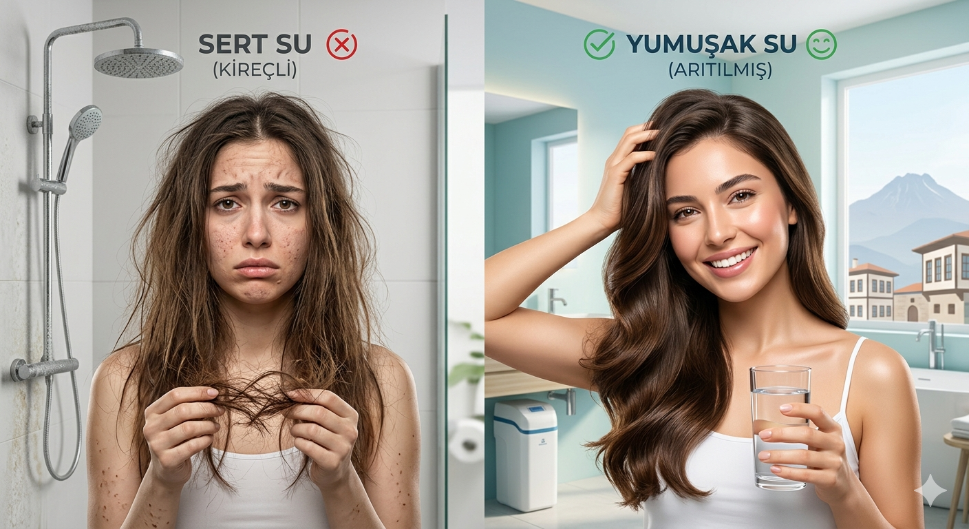 Aksaray’ın Kireçli Suyu Saçlarınızı ve Cildinizi Nasıl Perişan Ediyor? (Hemen Kurtulun!)