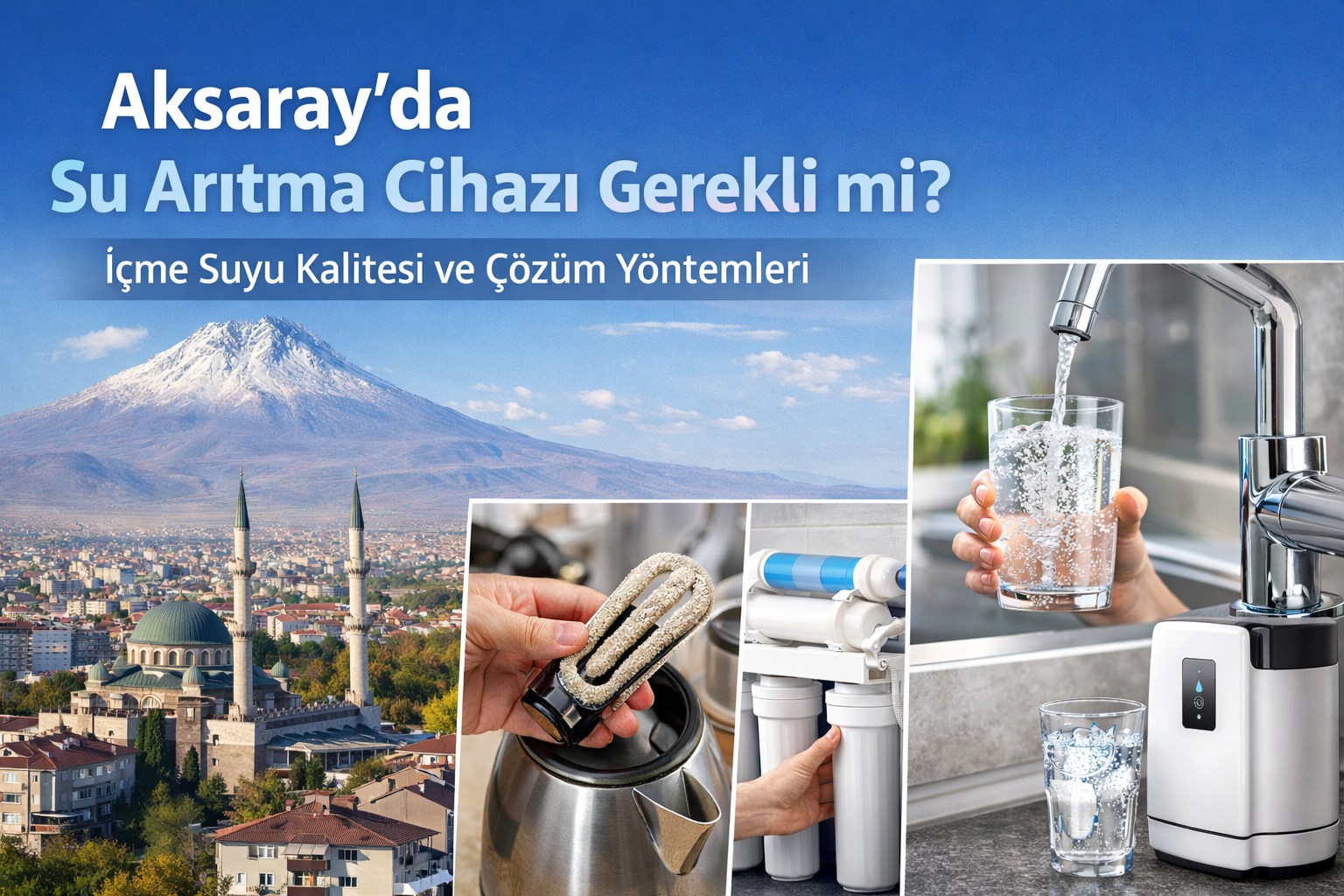 Aksaray’da Su Arıtma Cihazı Gerekli mi? İçme Suyu Kalitesi ve Çözüm Yöntemleri