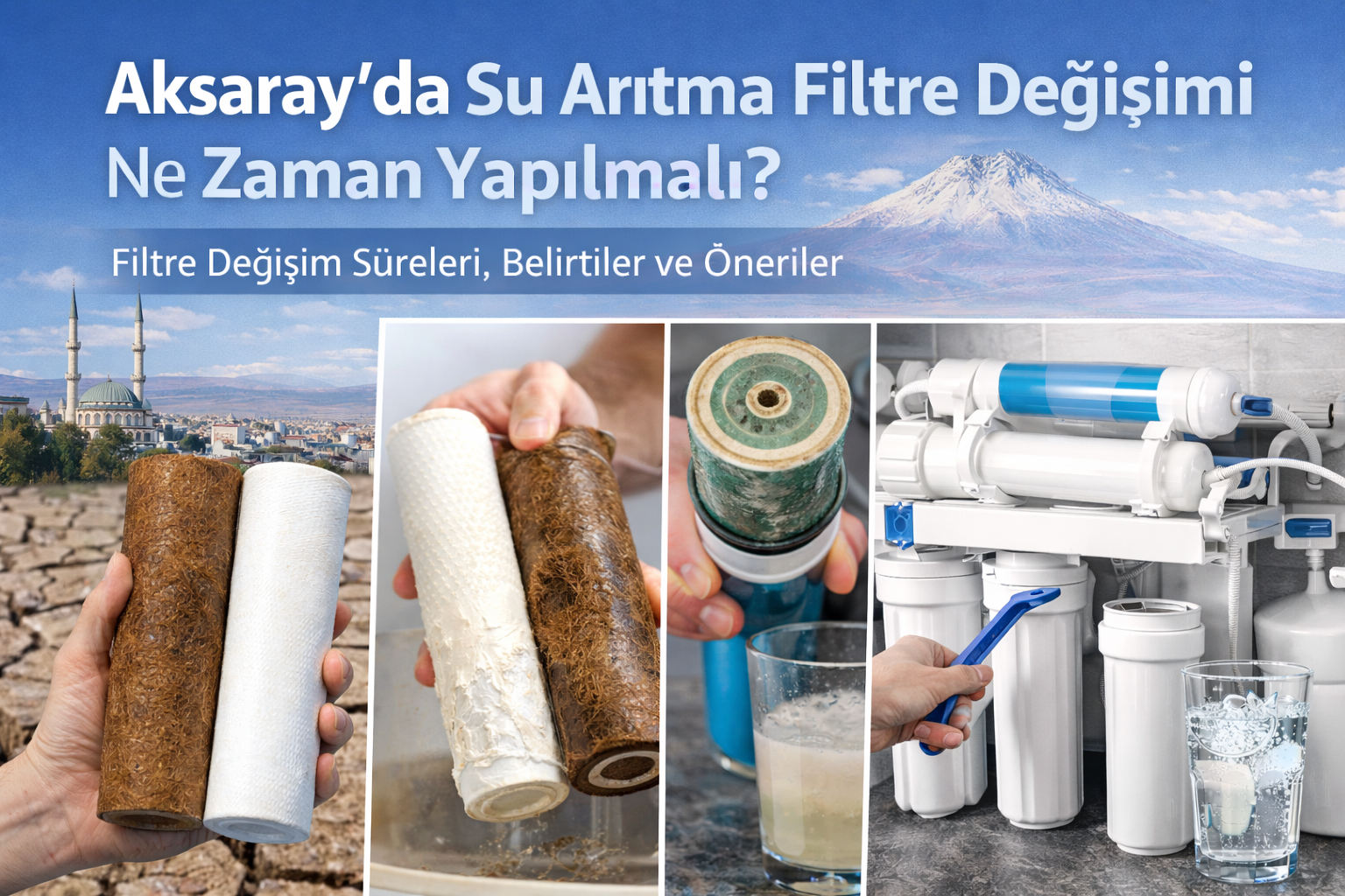 Aksaray’da Su Arıtma Filtre Değişimi Ne Zaman Yapılmalı?