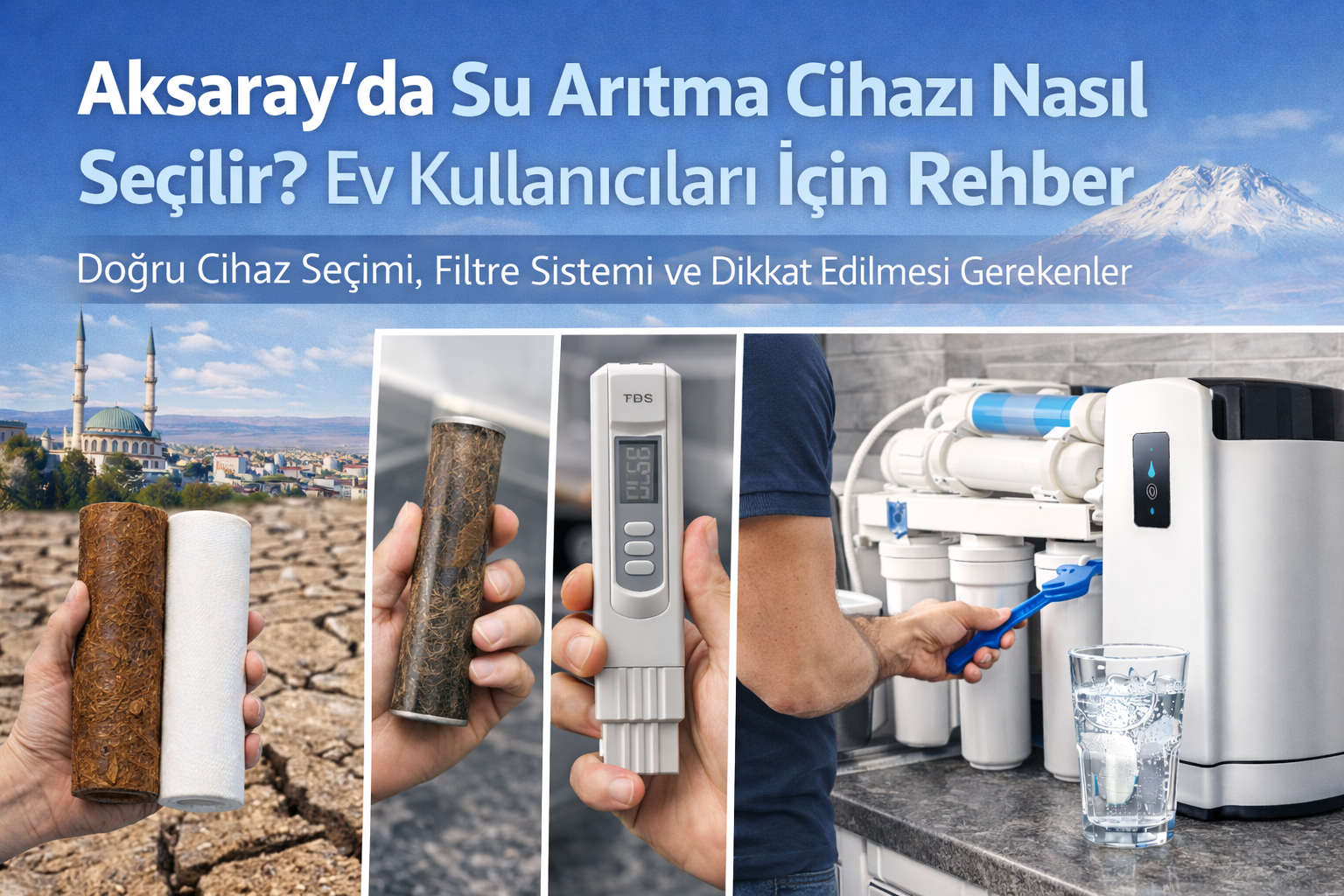 Aksaray’da Su Arıtma Cihazı Nasıl Seçilir? Ev Kullanıcıları İçin Rehber